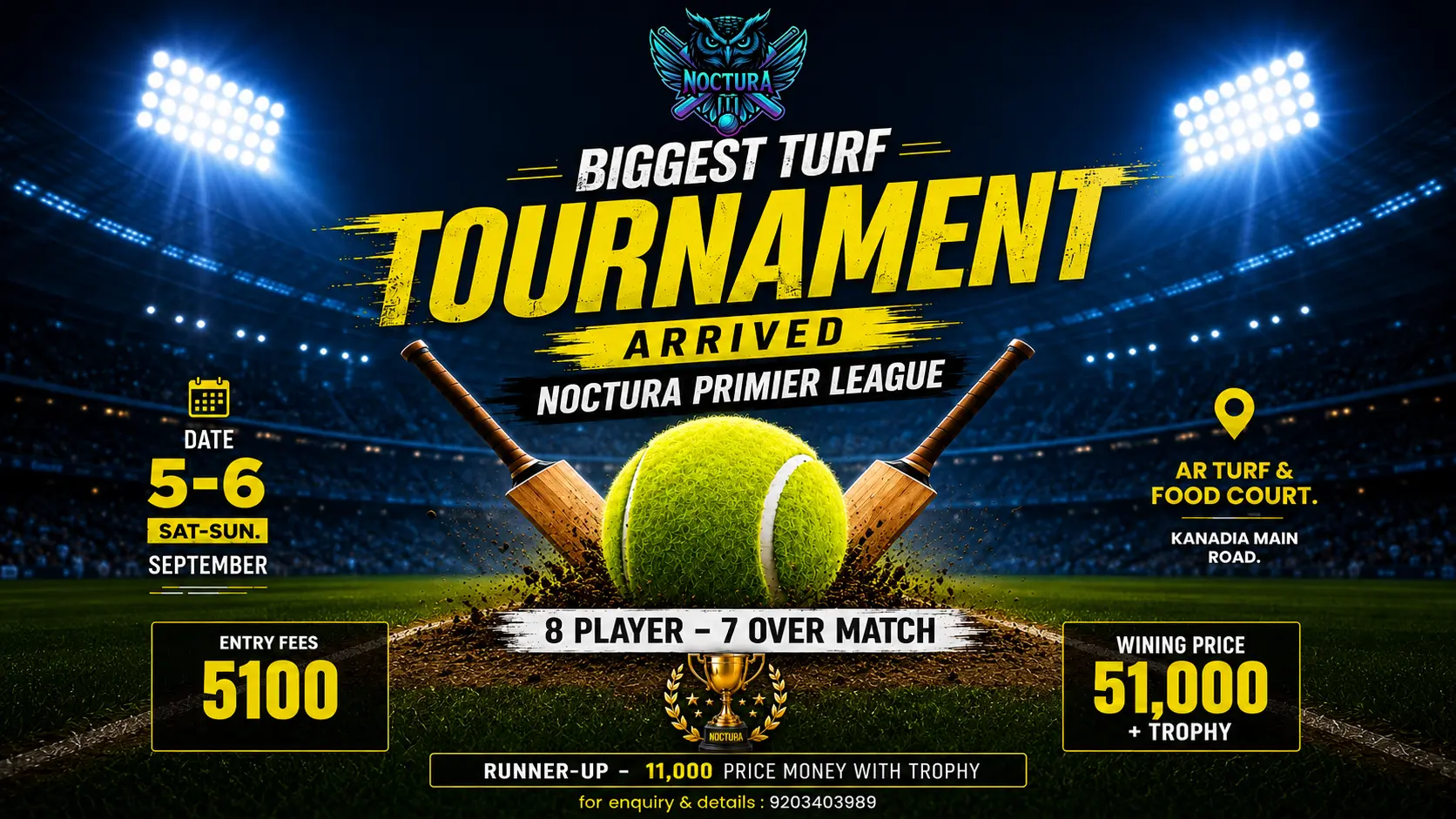 Cricket Tournament in Indore 2026